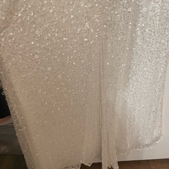 Adrianna Papell Wedding Dress 18W NWT - Picture 9 of 11
